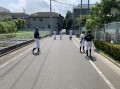 関町タイガース少年野球団が地域清掃を実施
